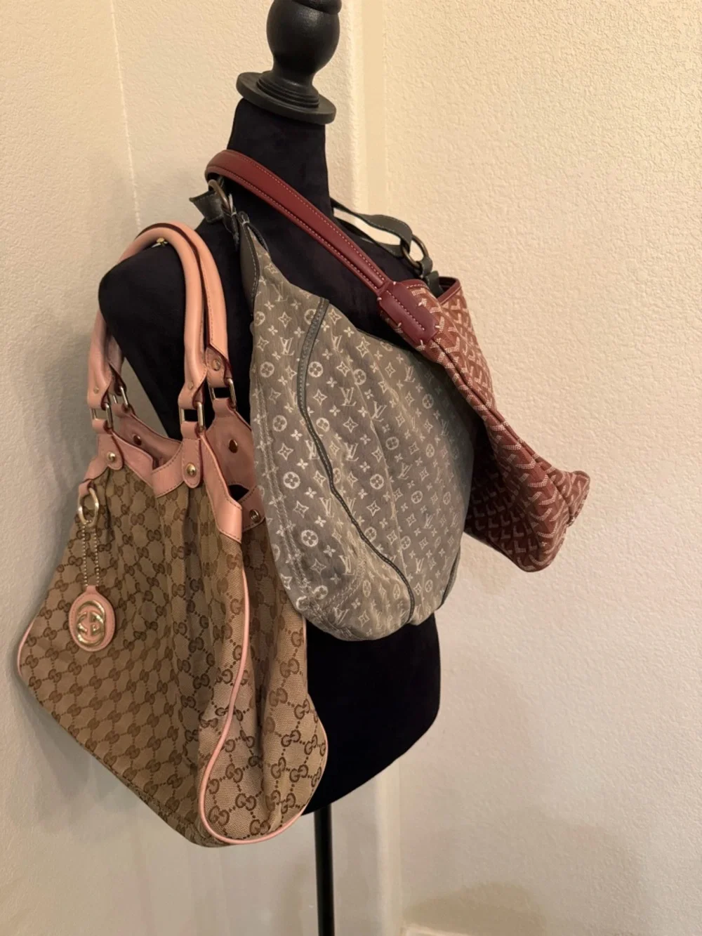 Lot Junk 3 Monogram Shoulder Bag - Designer Style - Picture 2 of 10